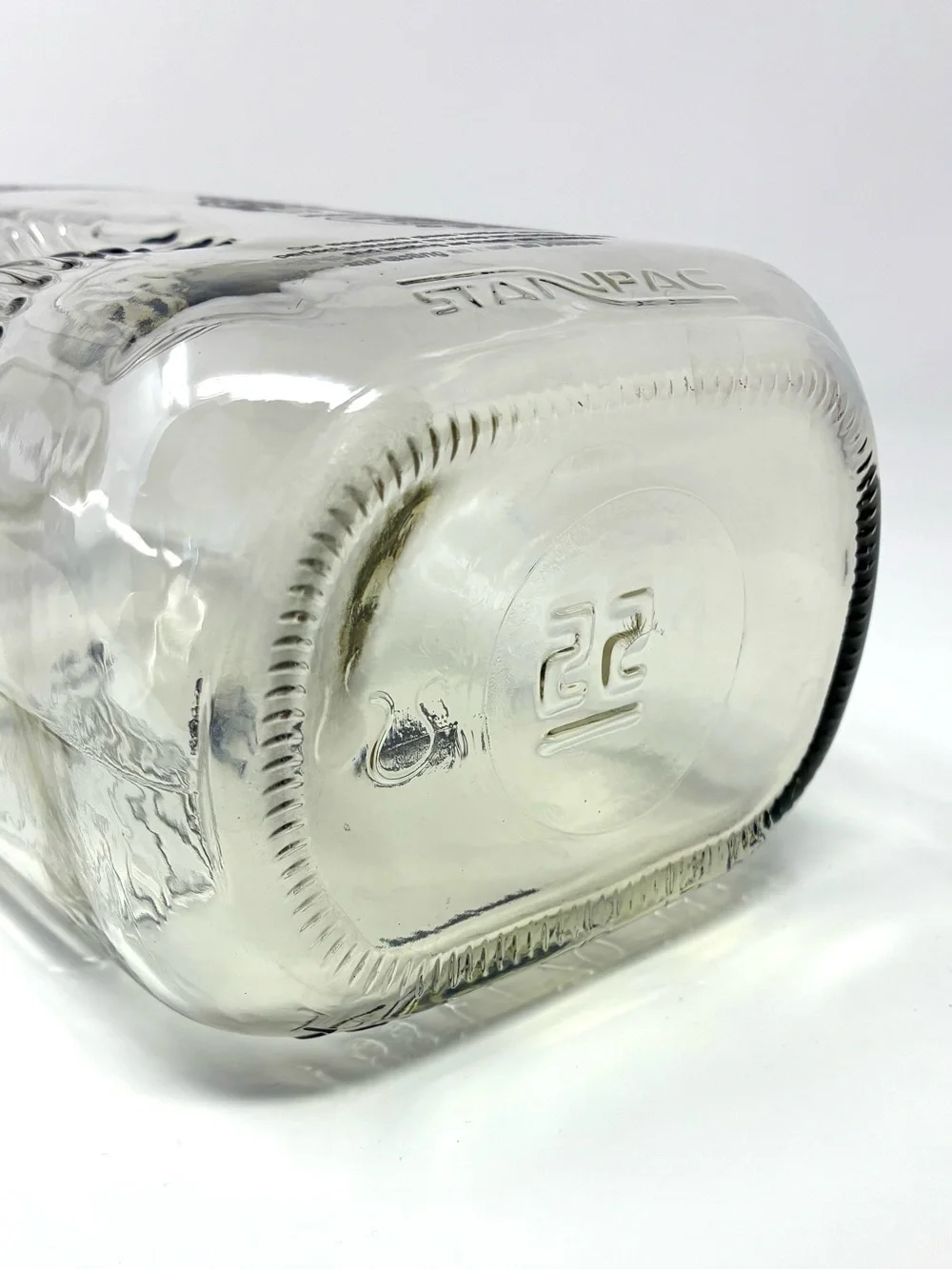 1836 FARMS Glass Collectible Milk Bottle 64 oz Large Terrell Texas 10